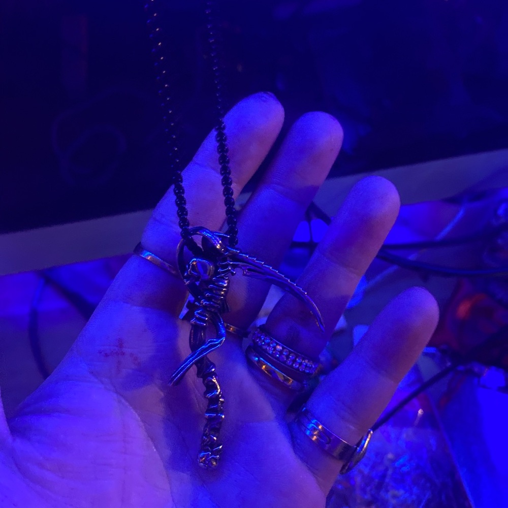 Scythe pendant Chain Necklace Mens / Woman’s / unisex jewelry